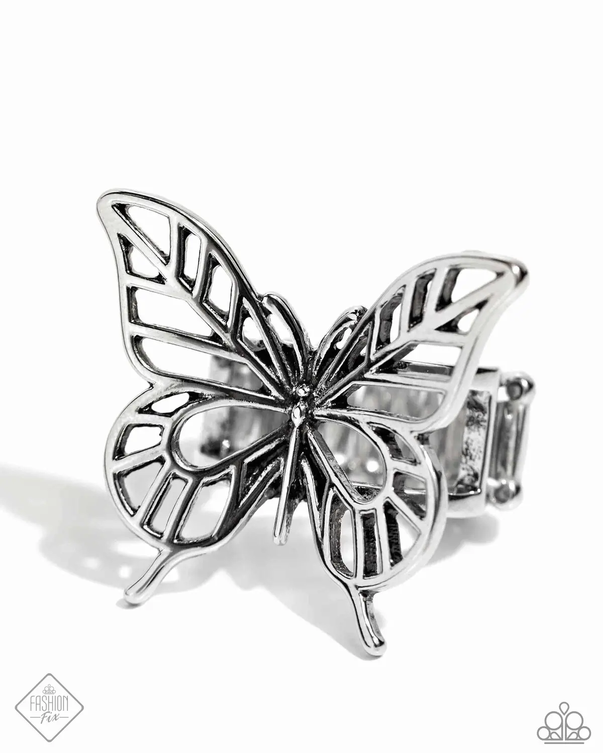 Paparazzi Flight As Well - Silver - Fashion Fix May 2024 1