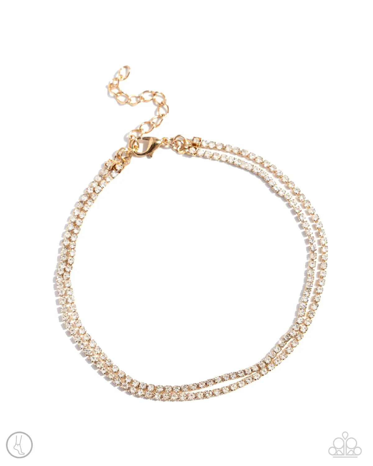 Paparazzi Dainty Declaration - Gold (Anklet) 1