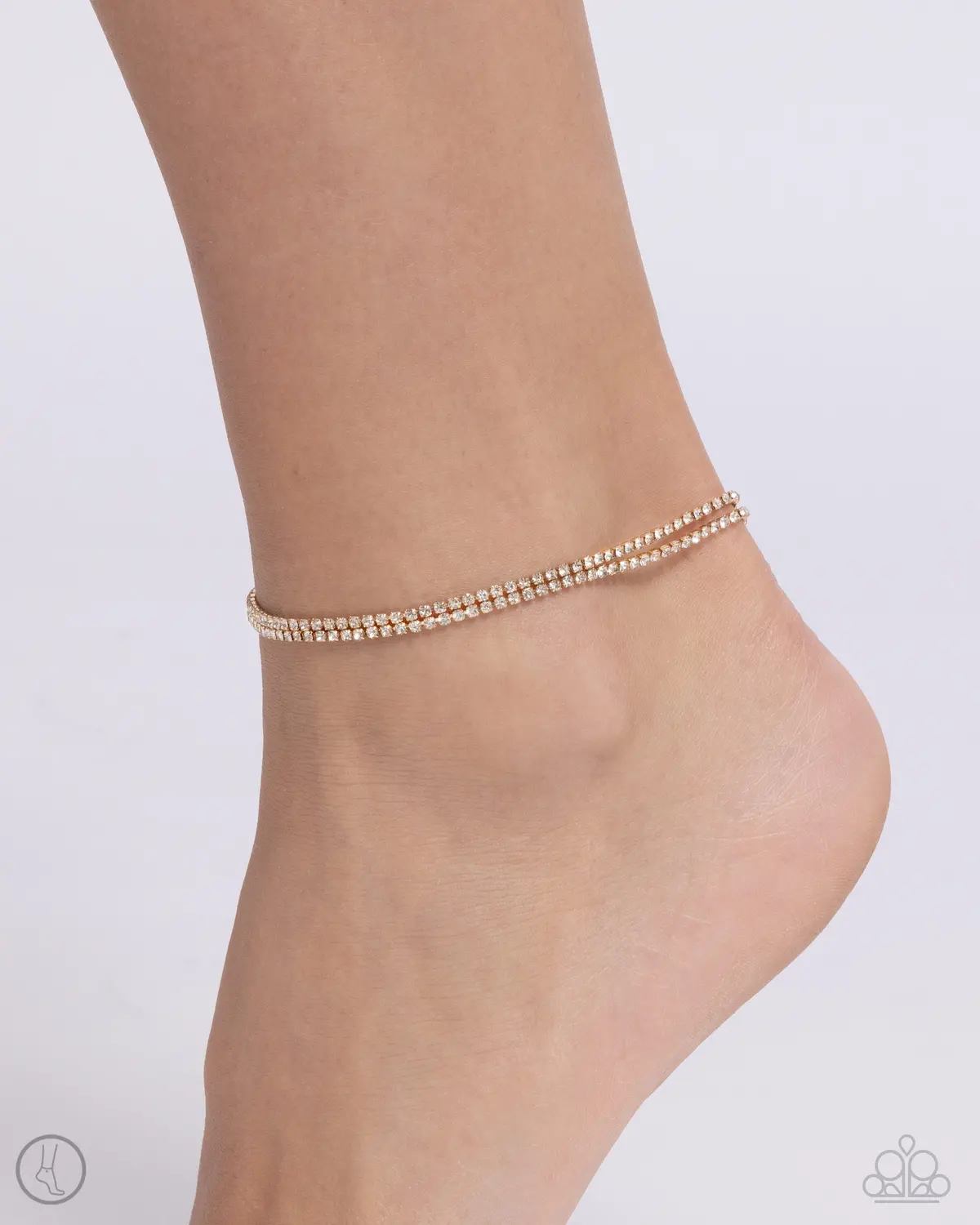 Paparazzi Dainty Declaration - Gold (Anklet) 2