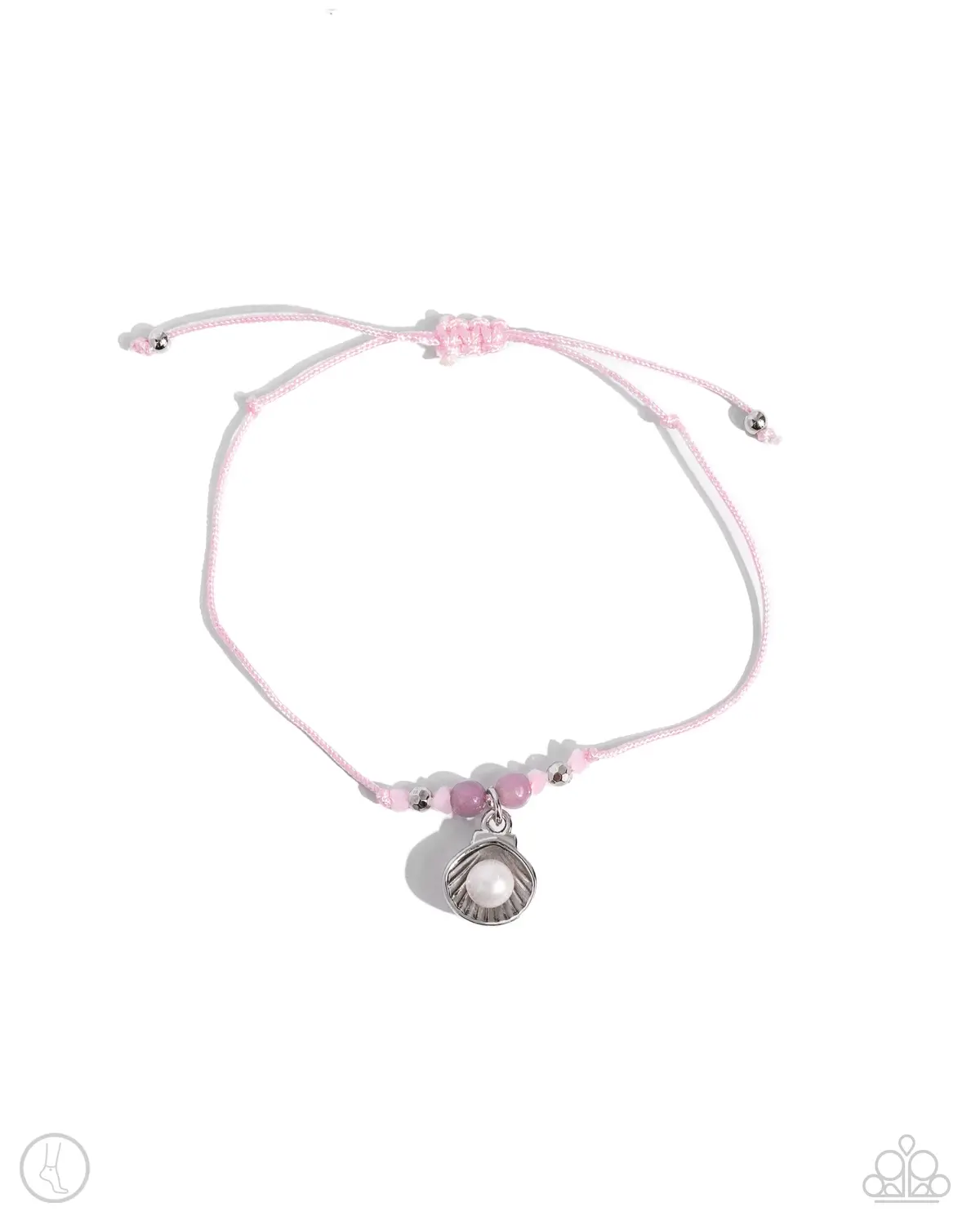 Paparazzi Oyster Overture - Pink (Anklet) 1