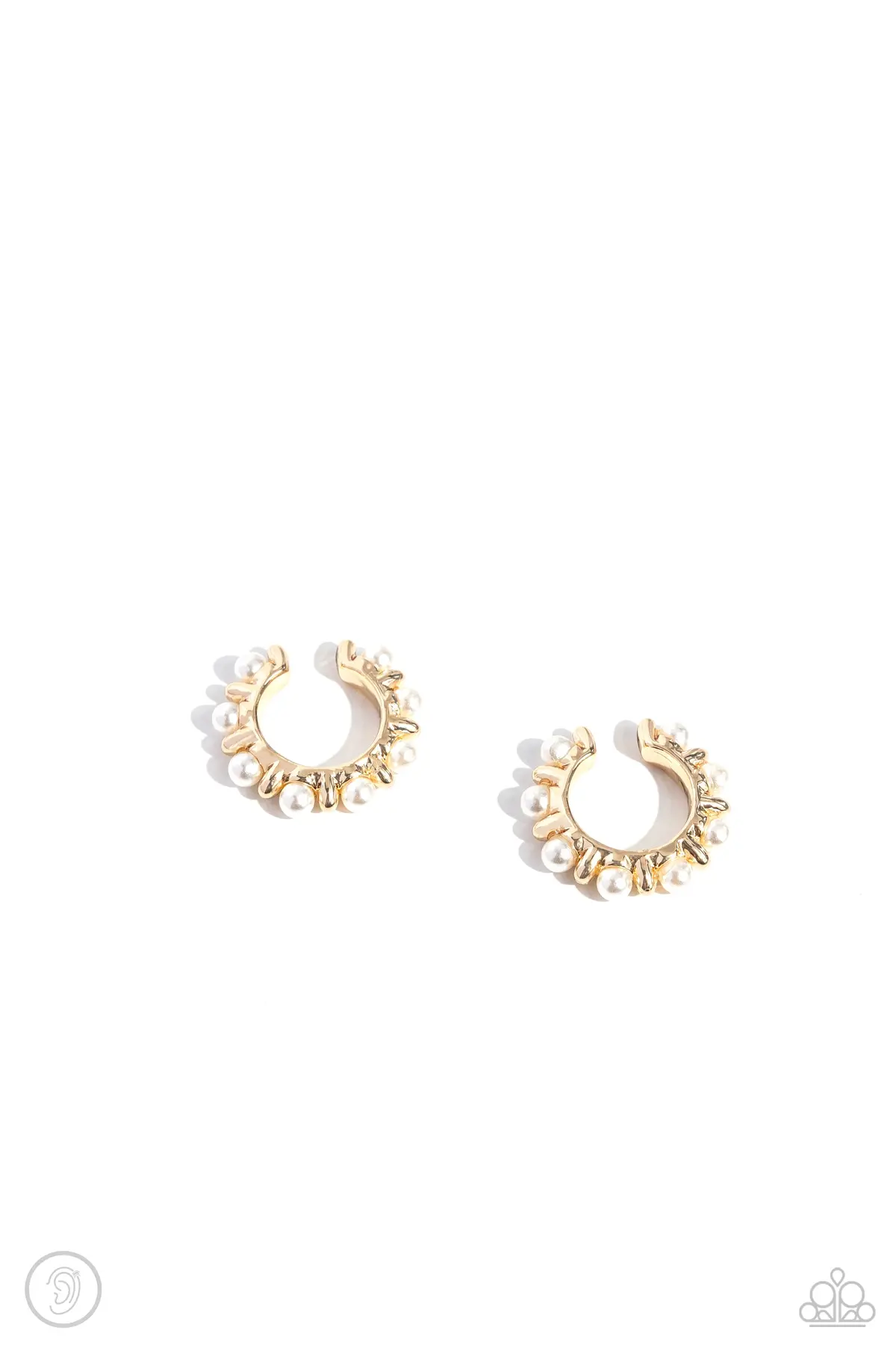 Paparazzi Bubbly Basic - Gold (Ear Cuff) 1