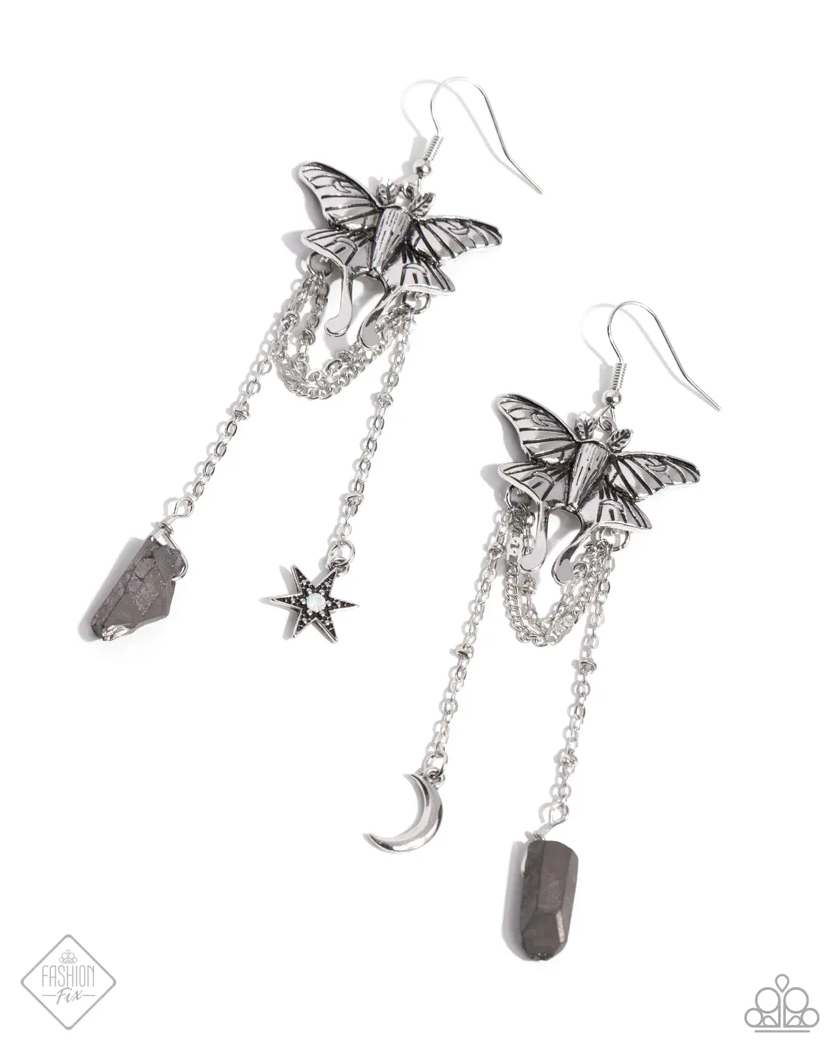 Paparazzi Moth Master - Silver - Fashion Fix June 2024 1