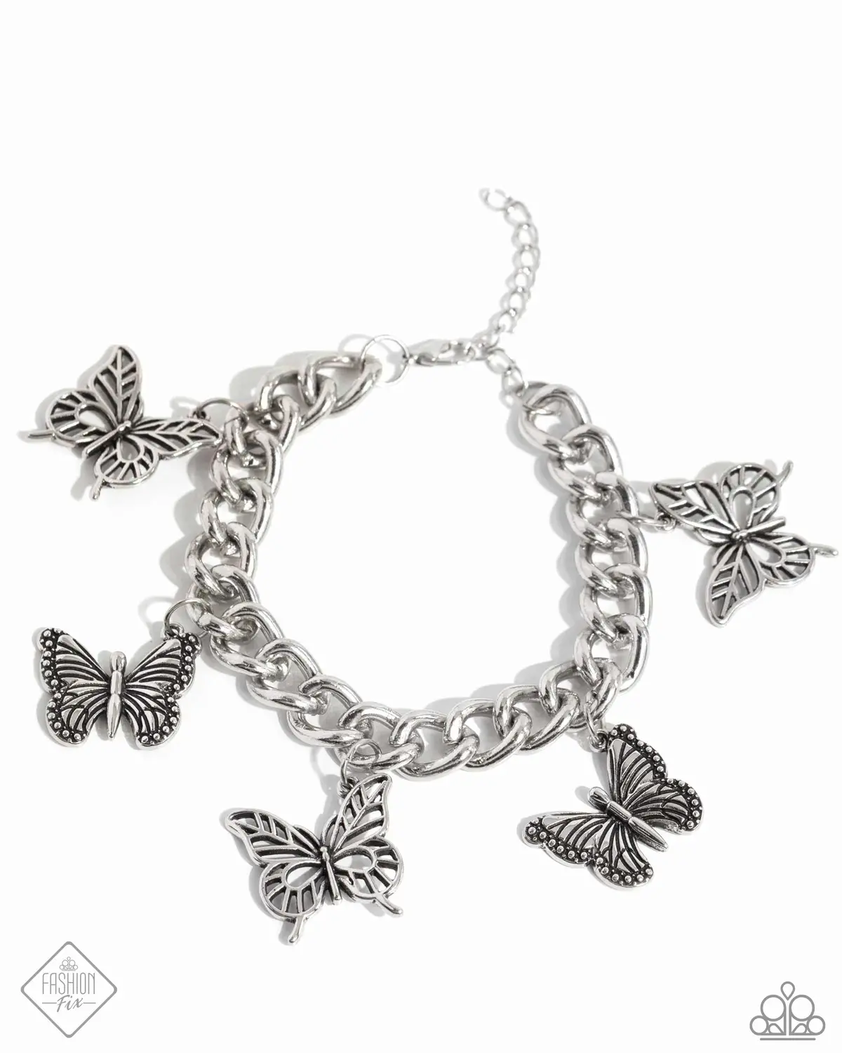 Paparazzi Aerial Ambience - Silver - Fashion Fix May 2024 1