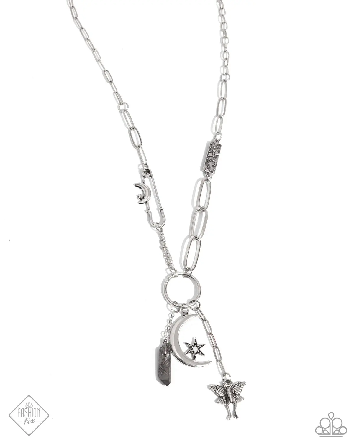 Paparazzi Celestial Confidence - Silver - Fashion Fix June 2024 1