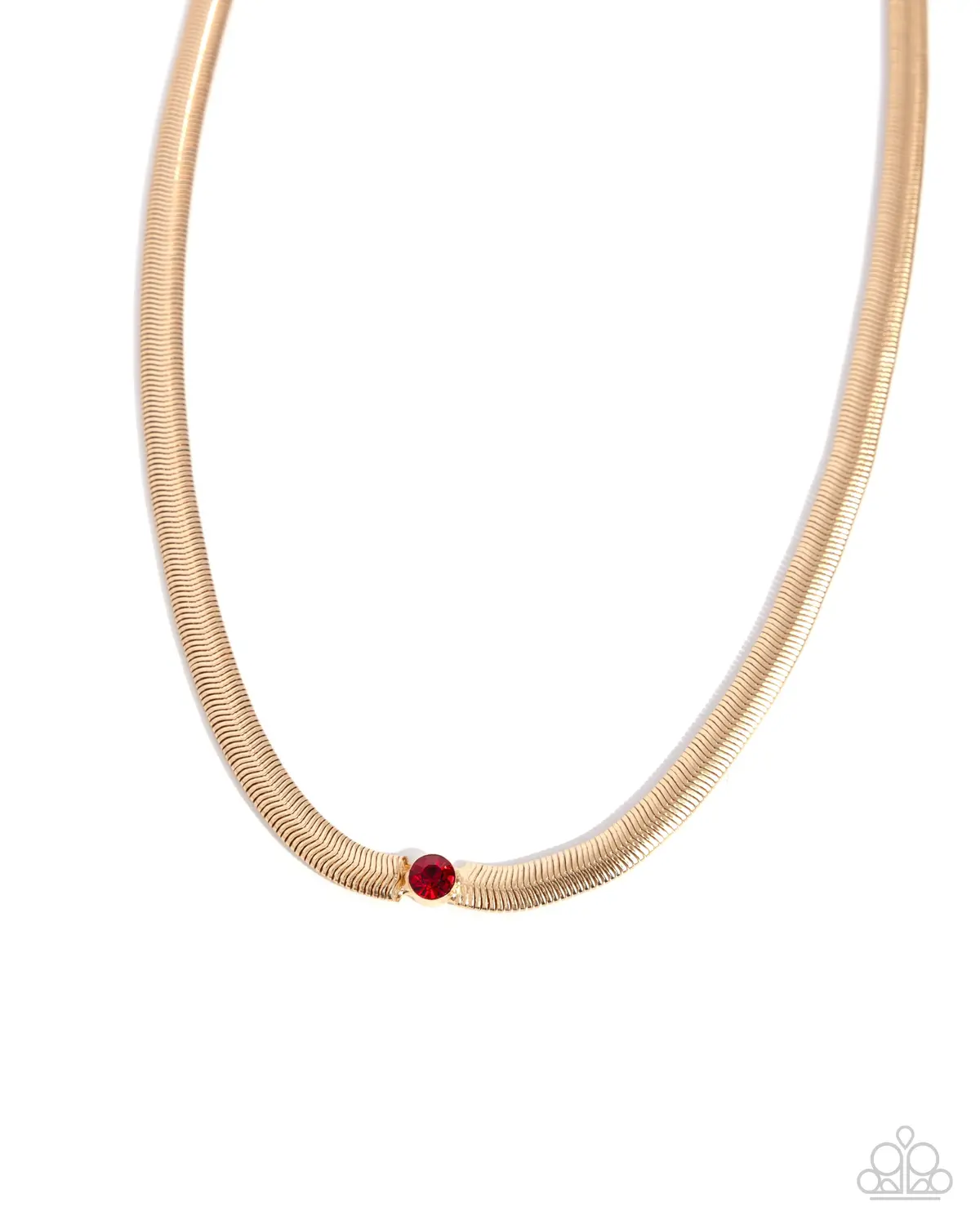 Paparazzi Stunning Solitaire - Red (Choker) 1