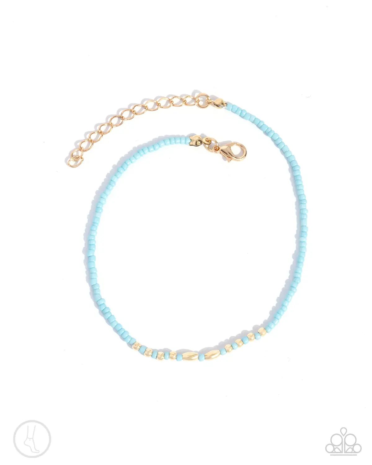 Paparazzi Basic Brightness - Gold (Anklet) 1