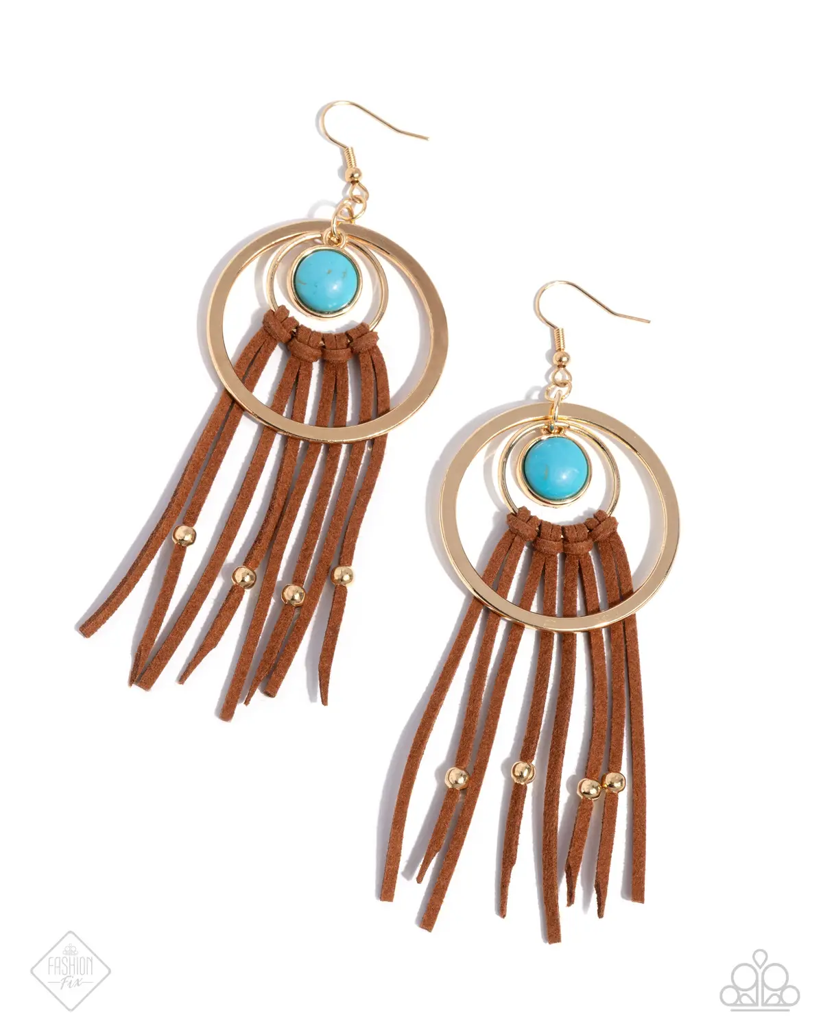 Paparazzi Texan Tapestry - Gold - Fashion Fix 1