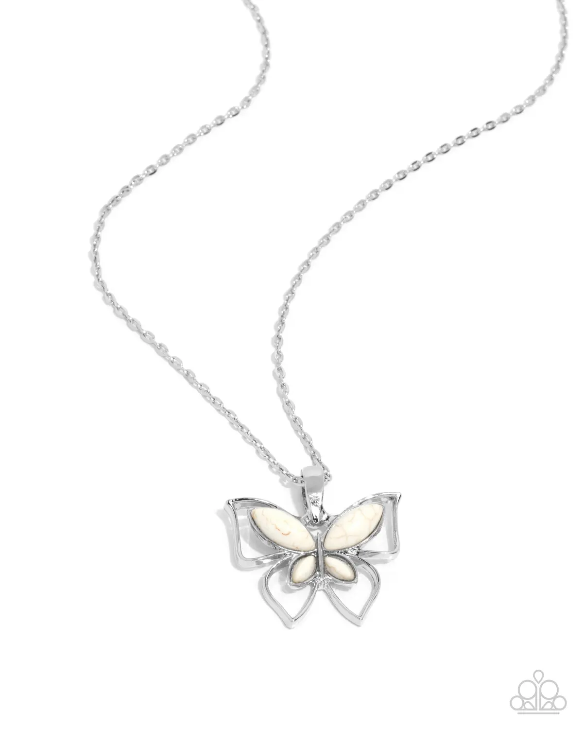 Paparazzi Papillon Persuasion - White 1