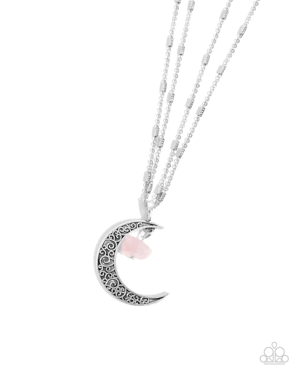 Paparazzi Crescent Charm - Pink 1