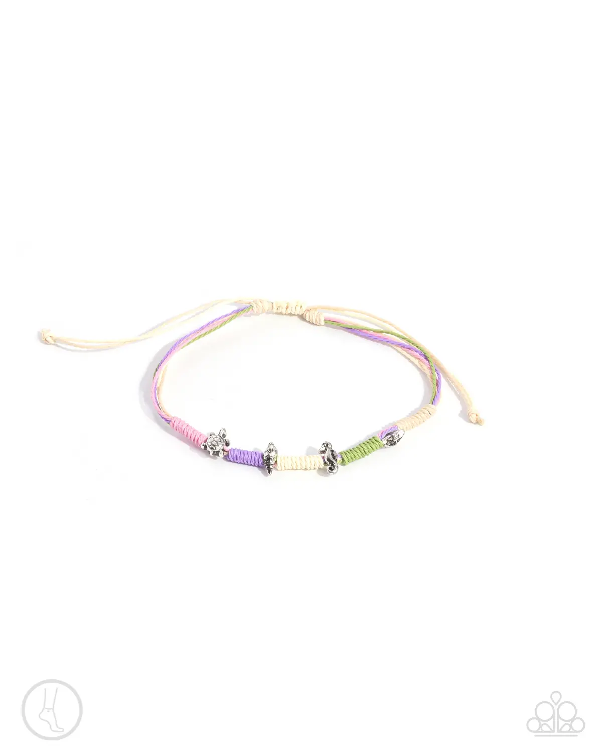 Paparazzi Turtle Task - Multi (Anklet) 1