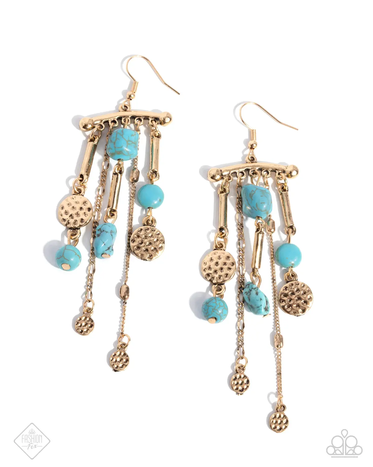 Paparazzi Coachella Cascade - Blue - Fashion Fix January 2025 1
