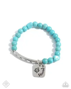 Paparazzi Rustic Reminder - Blue - Fashion Fix 1