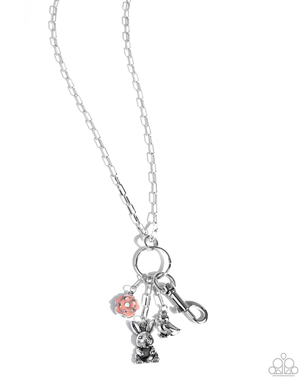 Paparazzi Easter Embrace - Orange (Lanyard) 1