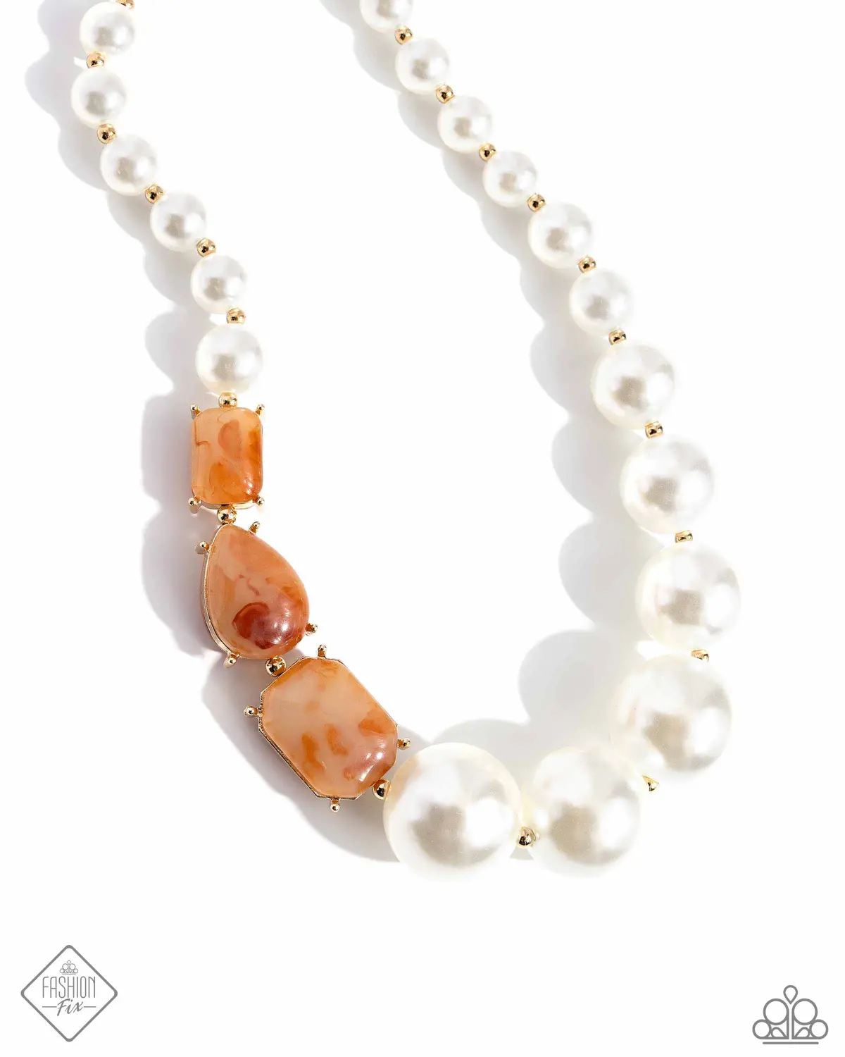 Paparazzi Marbled Moment - Orange - Fashion Fix June 2024 1