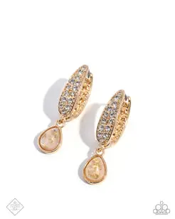 Paparazzi Cheerful Care - Gold - Fashion Fix April 2025 1