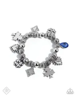 Paparazzi Spirited Sentiment - Blue - Fashion Fix April 2025 1
